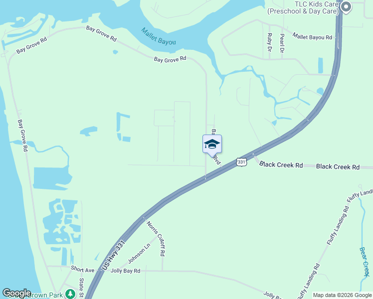 map of restaurants, bars, coffee shops, grocery stores, and more near 87 Tropical Way in Freeport