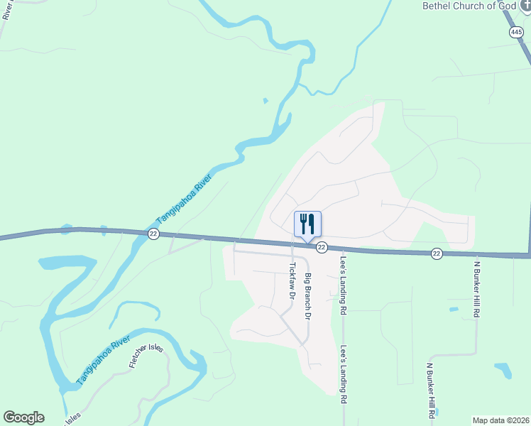 map of restaurants, bars, coffee shops, grocery stores, and more near 40051 Cypress View Road in Ponchatoula