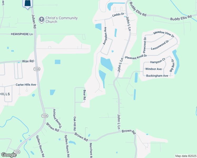 map of restaurants, bars, coffee shops, grocery stores, and more near 26234 Avoyelles Avenue in Denham Springs