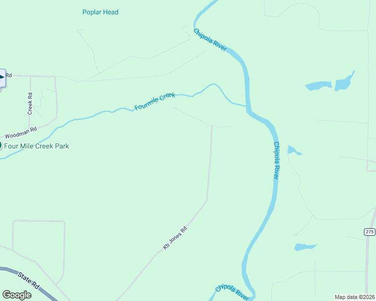 map of restaurants, bars, coffee shops, grocery stores, and more near K Northwest John F Bailey Road in Blountstown