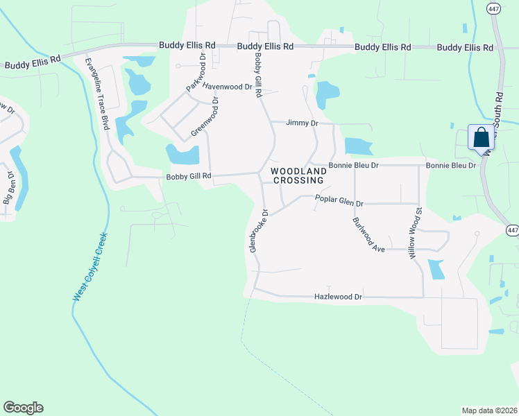 map of restaurants, bars, coffee shops, grocery stores, and more near 26167 Glenbrooke Drive in Denham Springs