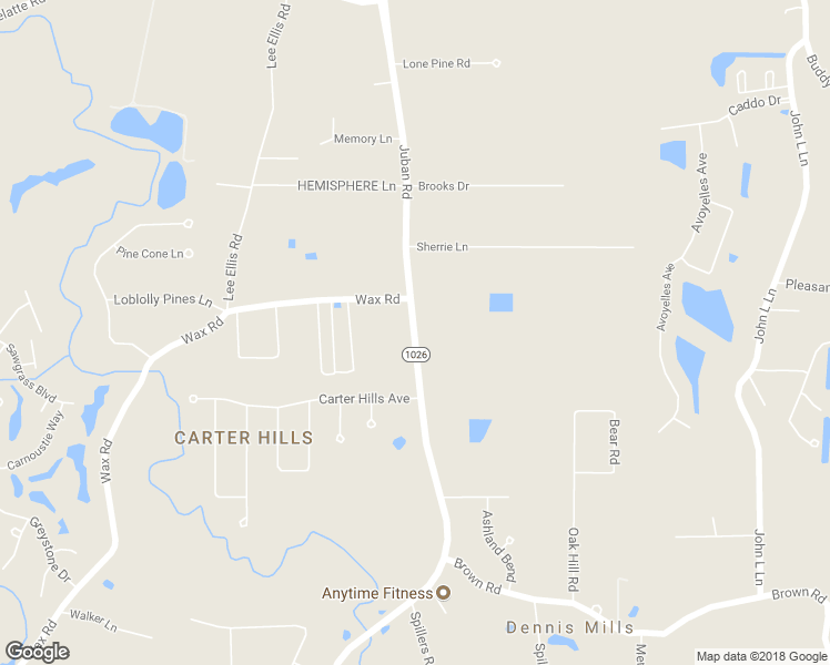 map of restaurants, bars, coffee shops, grocery stores, and more near 26110 Juban Road in Denham Springs