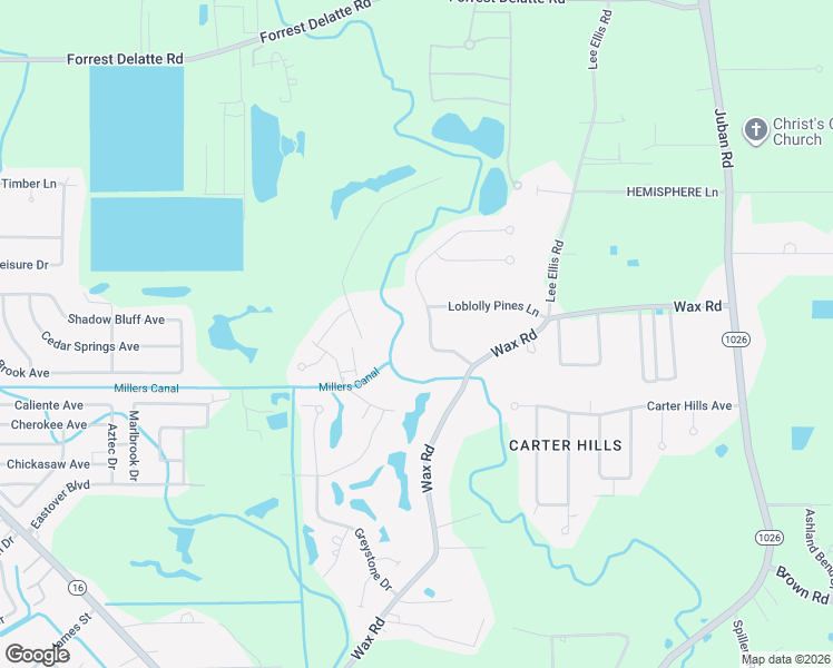 map of restaurants, bars, coffee shops, grocery stores, and more near 26123 Whispering Pines Avenue in Denham Springs