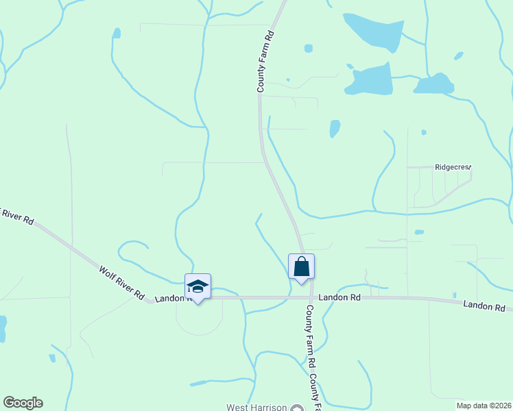 map of restaurants, bars, coffee shops, grocery stores, and more near 11231 County Farm Road in Gulfport