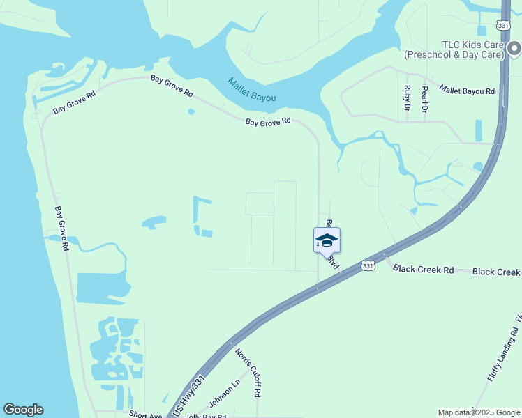 map of restaurants, bars, coffee shops, grocery stores, and more near 61 Mallot Beach Drive in Freeport