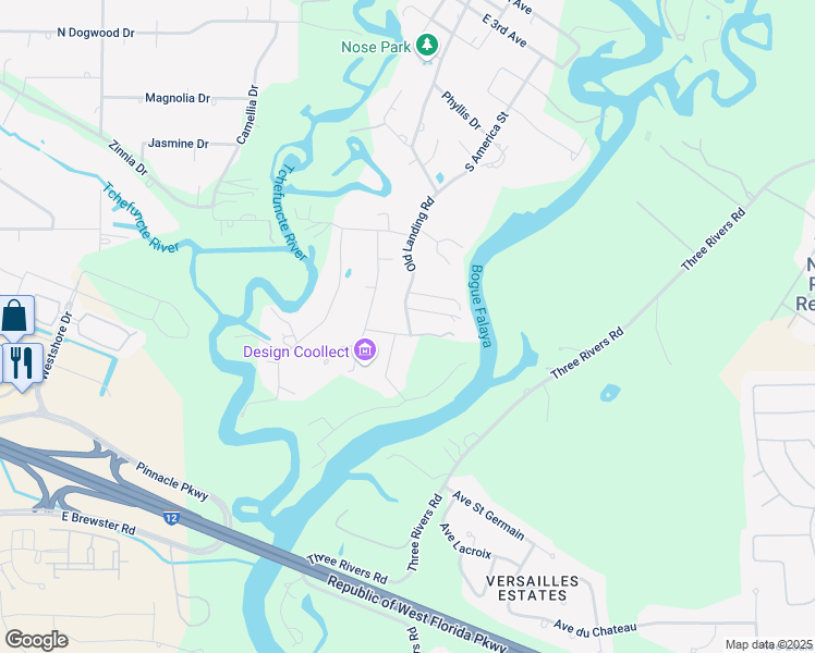 map of restaurants, bars, coffee shops, grocery stores, and more near 11 Pine Street in Covington