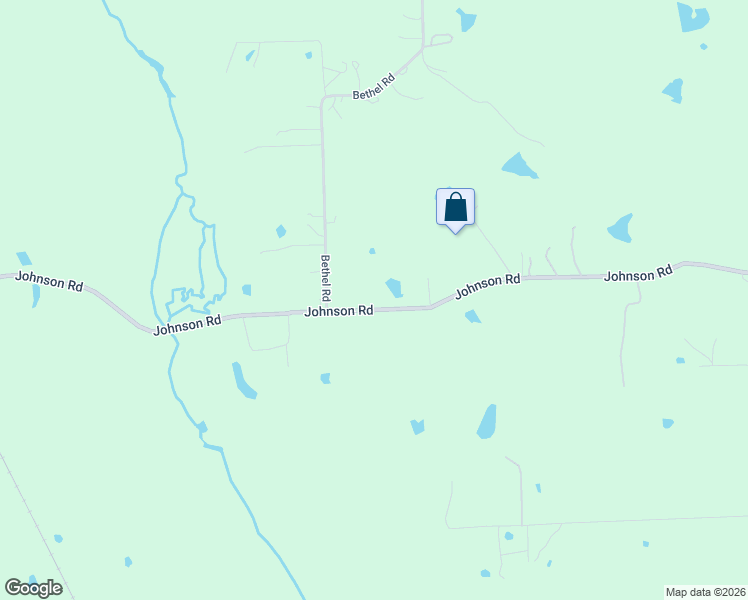 map of restaurants, bars, coffee shops, grocery stores, and more near 26030 Johnson Road in Montgomery