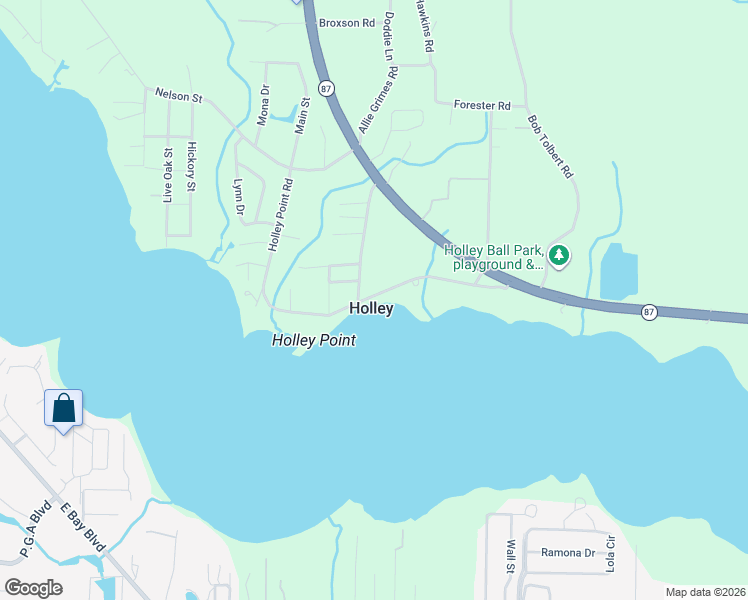 map of restaurants, bars, coffee shops, grocery stores, and more near in Holley