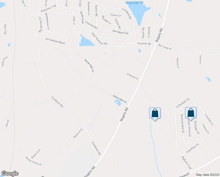 map of restaurants, bars, coffee shops, grocery stores, and more near 4529 Grand Oaks Drive in Willis