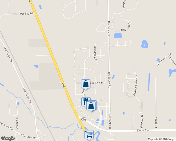 map of restaurants, bars, coffee shops, grocery stores, and more near 6862 Rapid River Drive in Jacksonville