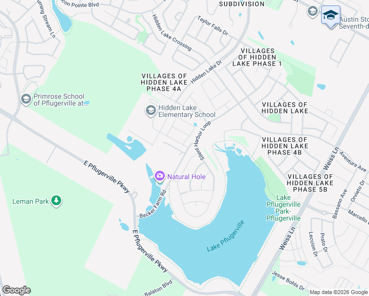 map of restaurants, bars, coffee shops, grocery stores, and more near 3703 Texel Lane in Pflugerville