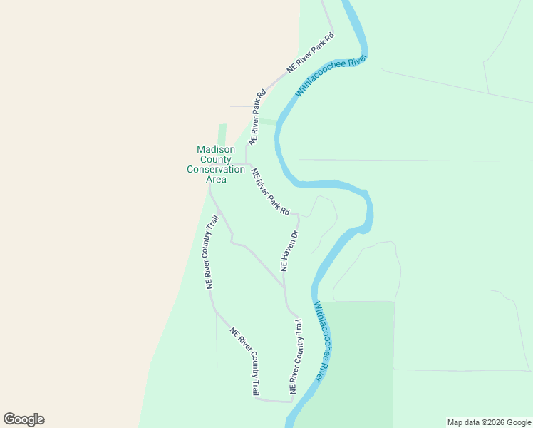 map of restaurants, bars, coffee shops, grocery stores, and more near 2836 Northeast River Park Road in Lee