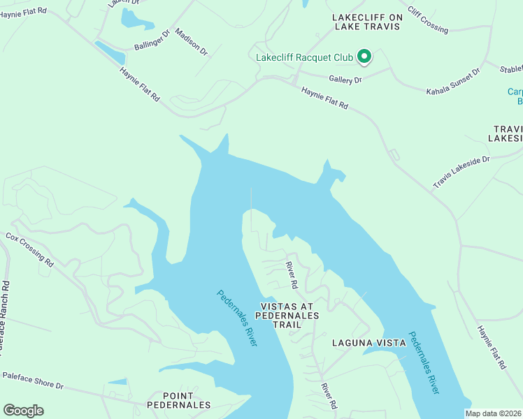 map of restaurants, bars, coffee shops, grocery stores, and more near 1351 Lakeshore Drive in Spicewood