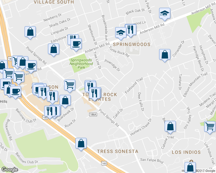 map of restaurants, bars, coffee shops, grocery stores, and more near 8701 Schick Road in Austin