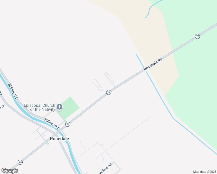 map of restaurants, bars, coffee shops, grocery stores, and more near 76220 Rosedale Road in Rosedale