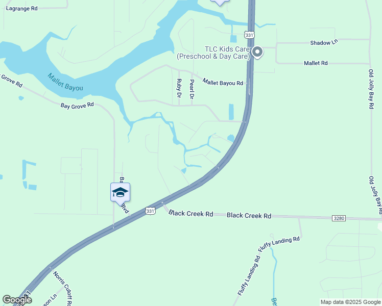 map of restaurants, bars, coffee shops, grocery stores, and more near 329 Carol Drive in Freeport