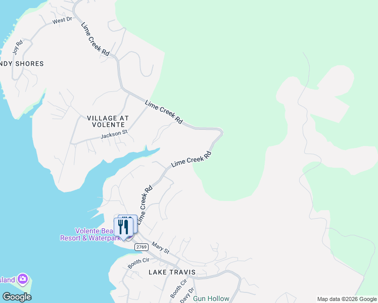 map of restaurants, bars, coffee shops, grocery stores, and more near 8122 Lime Creek Road in Leander