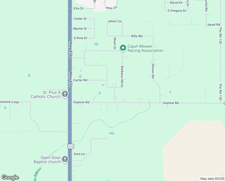map of restaurants, bars, coffee shops, grocery stores, and more near 300 Barbara Hill Drive in Ragley