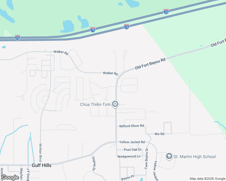 map of restaurants, bars, coffee shops, grocery stores, and more near 11605 Quail Creek Dr in Ocean Springs