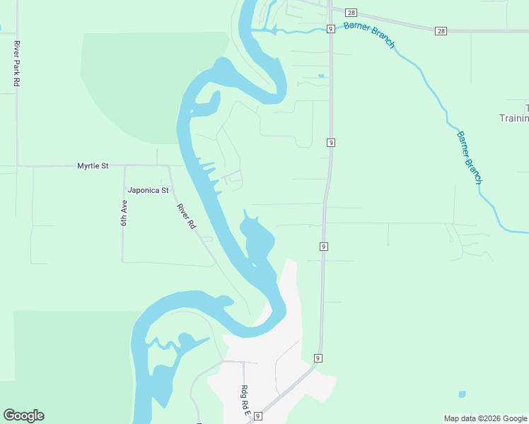 map of restaurants, bars, coffee shops, grocery stores, and more near 12891 Bay Shore Lane in Summerdale