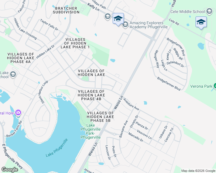 map of restaurants, bars, coffee shops, grocery stores, and more near 4537 Dennis Lane in Pflugerville