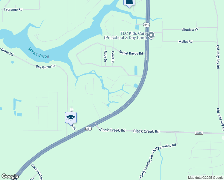 map of restaurants, bars, coffee shops, grocery stores, and more near 329 Carol Drive in Freeport