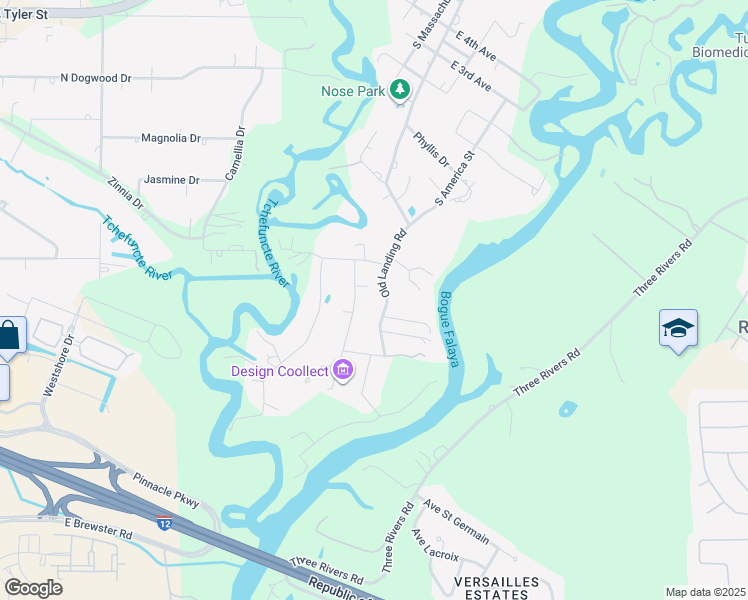 map of restaurants, bars, coffee shops, grocery stores, and more near 910 Old Landing Road in Covington