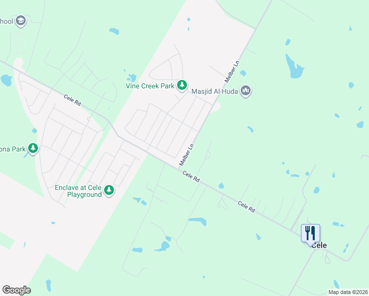 map of restaurants, bars, coffee shops, grocery stores, and more near 19312 Cloudy Bay Drive in Pflugerville
