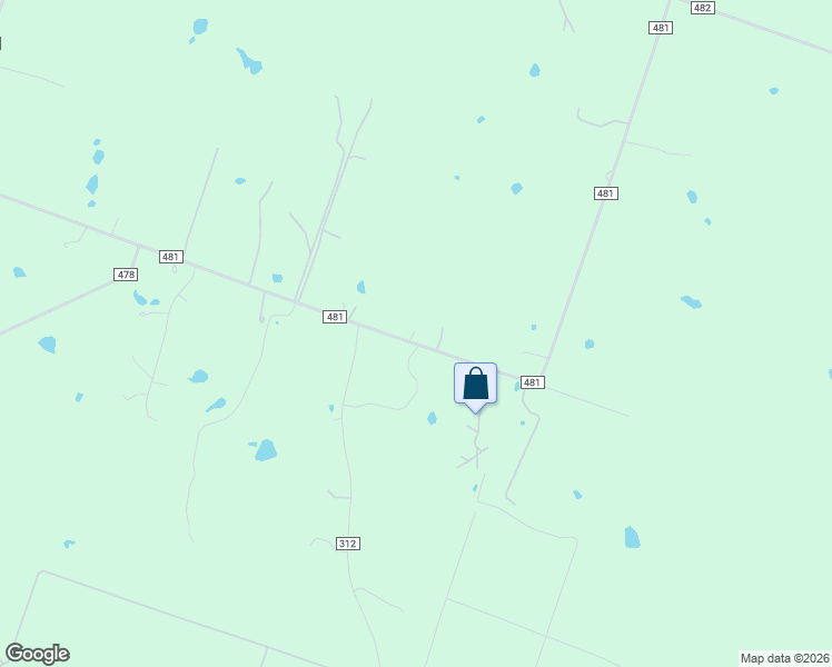 map of restaurants, bars, coffee shops, grocery stores, and more near 4001 County Road 481 in Thrall