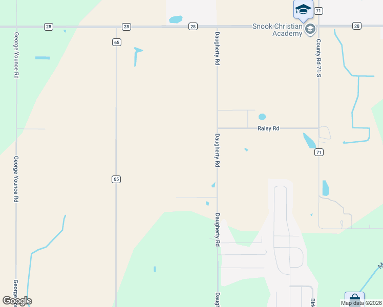 map of restaurants, bars, coffee shops, grocery stores, and more near 15333 Daugherty Road in Foley