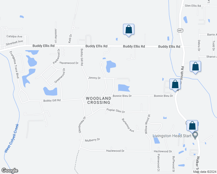 map of restaurants, bars, coffee shops, grocery stores, and more near 26304 Millstone Drive in Denham Springs