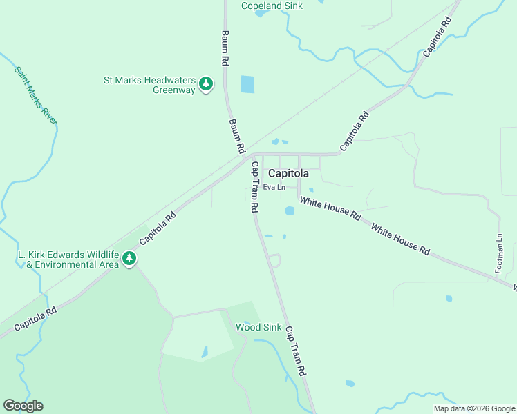 map of restaurants, bars, coffee shops, grocery stores, and more near 955 Cap Tram Road in Tallahassee