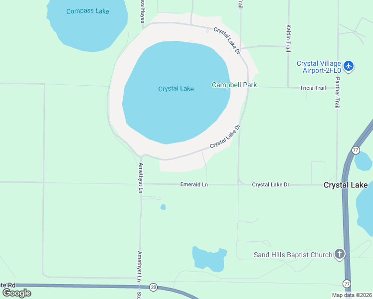 map of restaurants, bars, coffee shops, grocery stores, and more near 4277 Crystal Lake Drive in Chipley