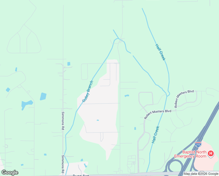 map of restaurants, bars, coffee shops, grocery stores, and more near 11756 V C Johnson Road in Jacksonville
