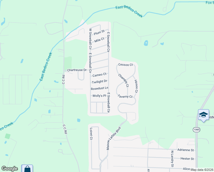map of restaurants, bars, coffee shops, grocery stores, and more near 41797 Snowball Circle in Ponchatoula