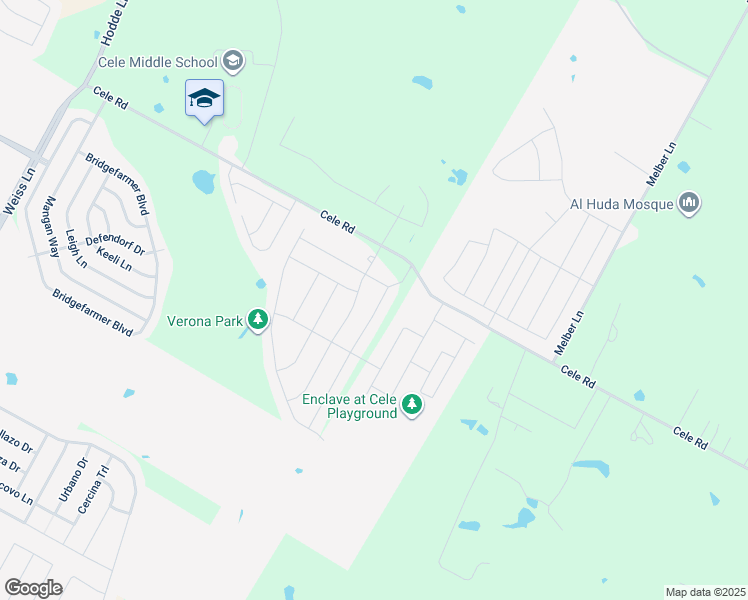 map of restaurants, bars, coffee shops, grocery stores, and more near 17414 Gabbro Drive in Pflugerville