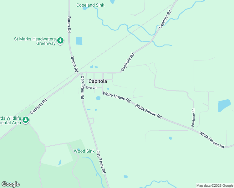map of restaurants, bars, coffee shops, grocery stores, and more near 11330 White House Road in Tallahassee