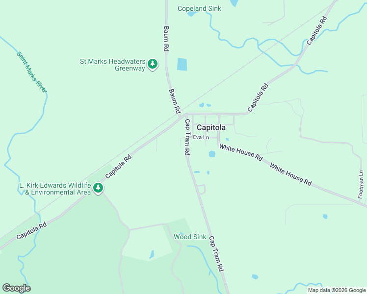 map of restaurants, bars, coffee shops, grocery stores, and more near 946 Cap Tram Road in Tallahassee