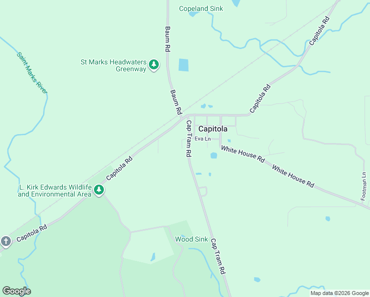 map of restaurants, bars, coffee shops, grocery stores, and more near 946 Cap Tram Road in Tallahassee