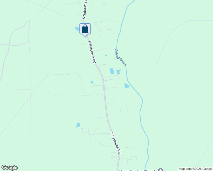 map of restaurants, bars, coffee shops, grocery stores, and more near 26007 South Satsuma Road in Livingston