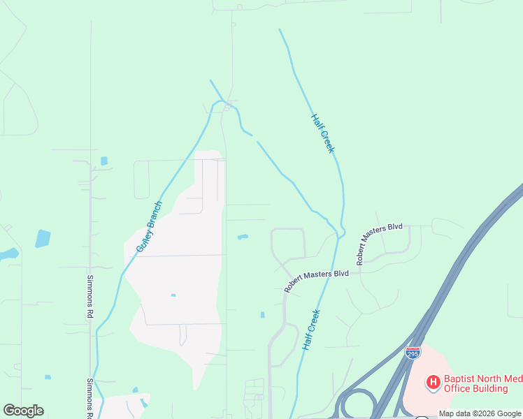 map of restaurants, bars, coffee shops, grocery stores, and more near 11847 V C Johnson Road in Jacksonville