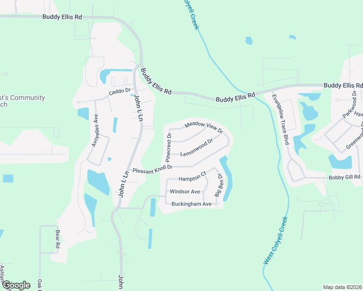 map of restaurants, bars, coffee shops, grocery stores, and more near 11377 Copperwood Drive in Denham Springs