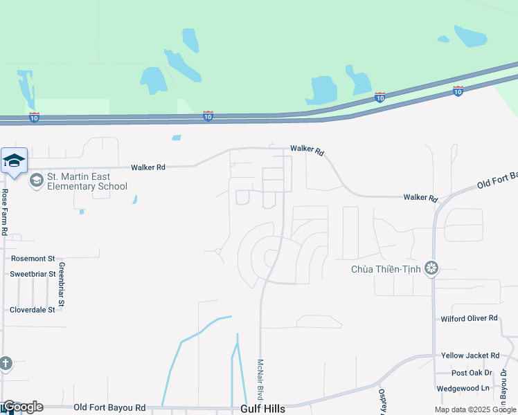 map of restaurants, bars, coffee shops, grocery stores, and more near 2121 Magazine Street in Ocean Springs