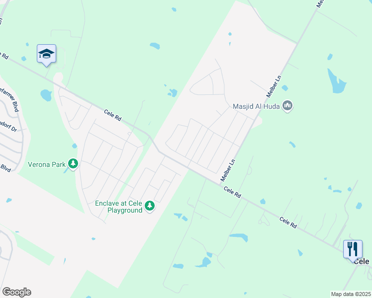 map of restaurants, bars, coffee shops, grocery stores, and more near 19312 Colgin Drive in Pflugerville