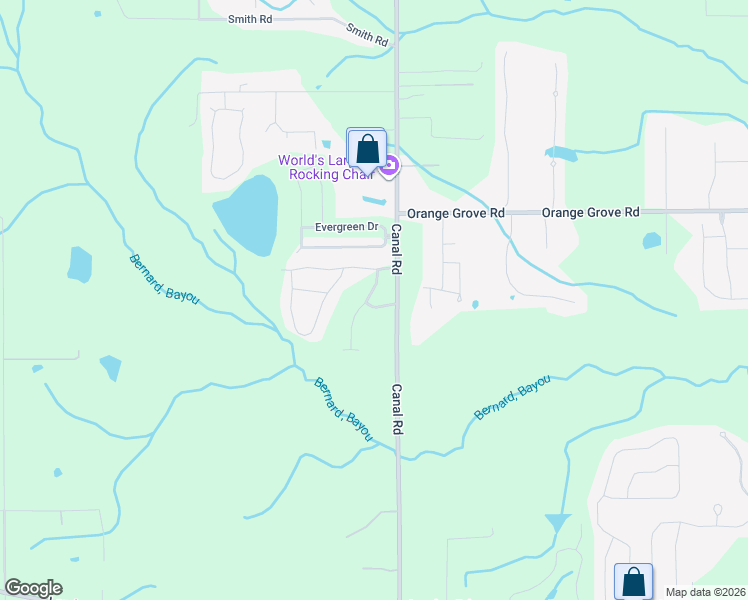 map of restaurants, bars, coffee shops, grocery stores, and more near 18040 Cypress Pointe Drive in Gulfport