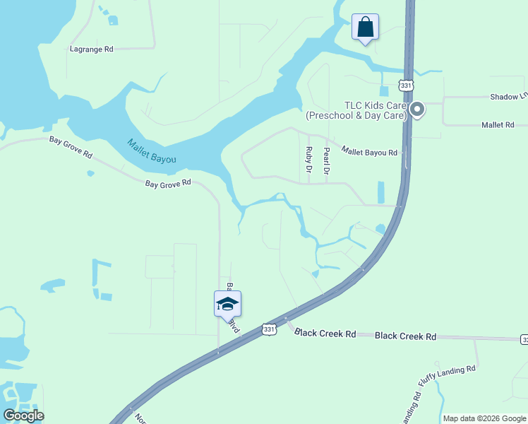 map of restaurants, bars, coffee shops, grocery stores, and more near 383 Laird Drive in Freeport