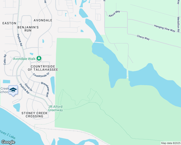 map of restaurants, bars, coffee shops, grocery stores, and more near Unnamed Road in Tallahassee