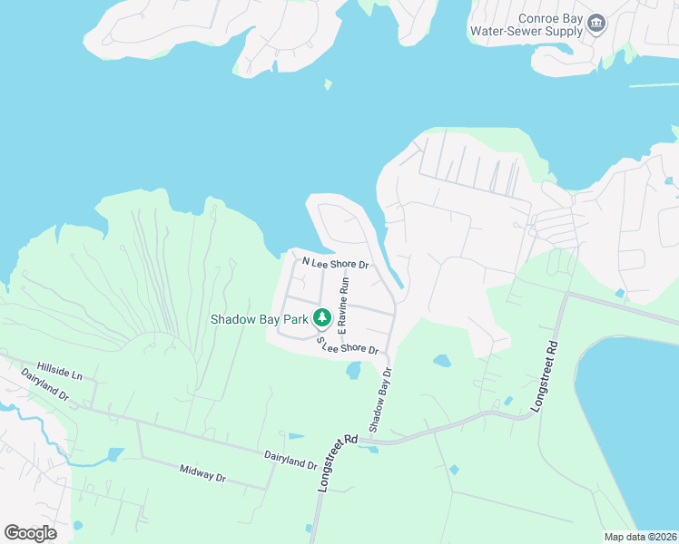map of restaurants, bars, coffee shops, grocery stores, and more near 14263 East Ravine Run in Willis