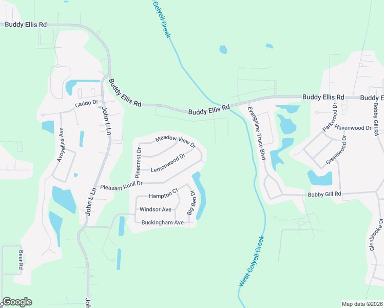 map of restaurants, bars, coffee shops, grocery stores, and more near 11494 Lemonwood Drive in Denham Springs