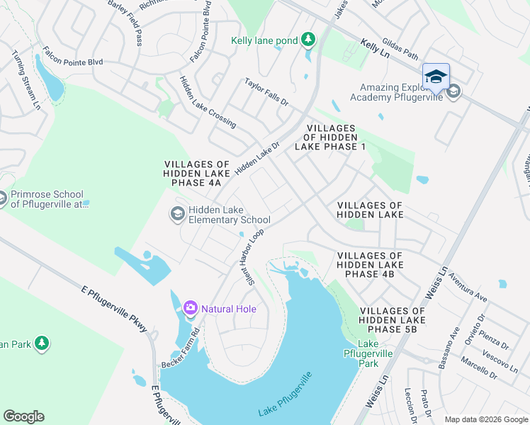 map of restaurants, bars, coffee shops, grocery stores, and more near 3825 Soft Shore Lane in Pflugerville